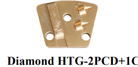 Floor grinder accessories Diamond Pads 2PCD+1C