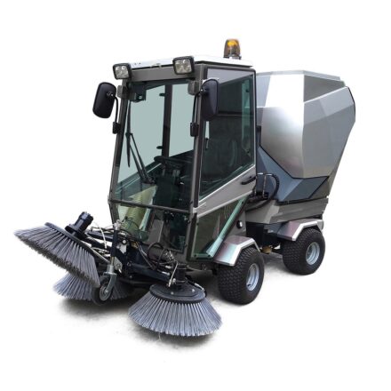 Street sweeper for outdoor use.