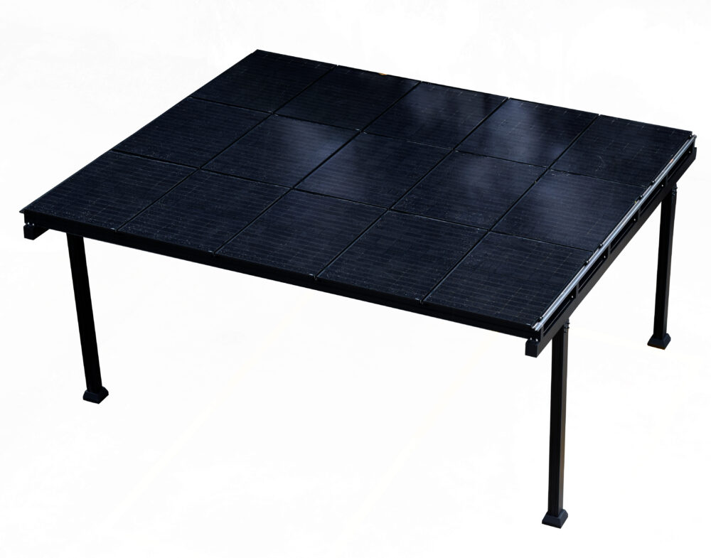 Carport til 1 bil med solceller som tag - Image 2